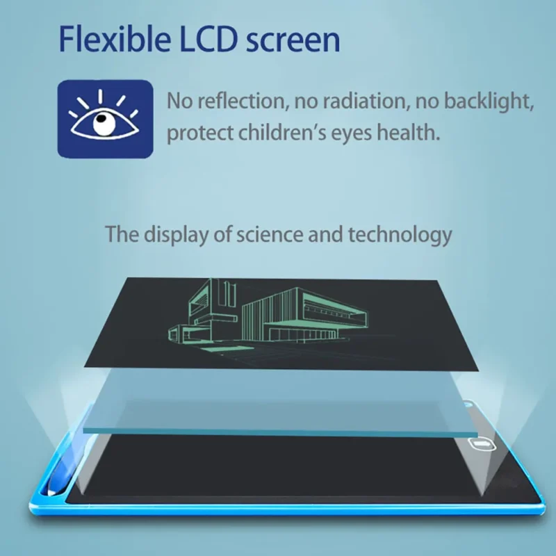 Flexible LCD screen benefits children’s eye health.